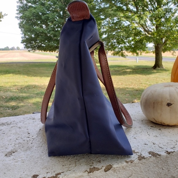 Longchamp Navy Le Pliage Small Tote - Picture 4 of 8